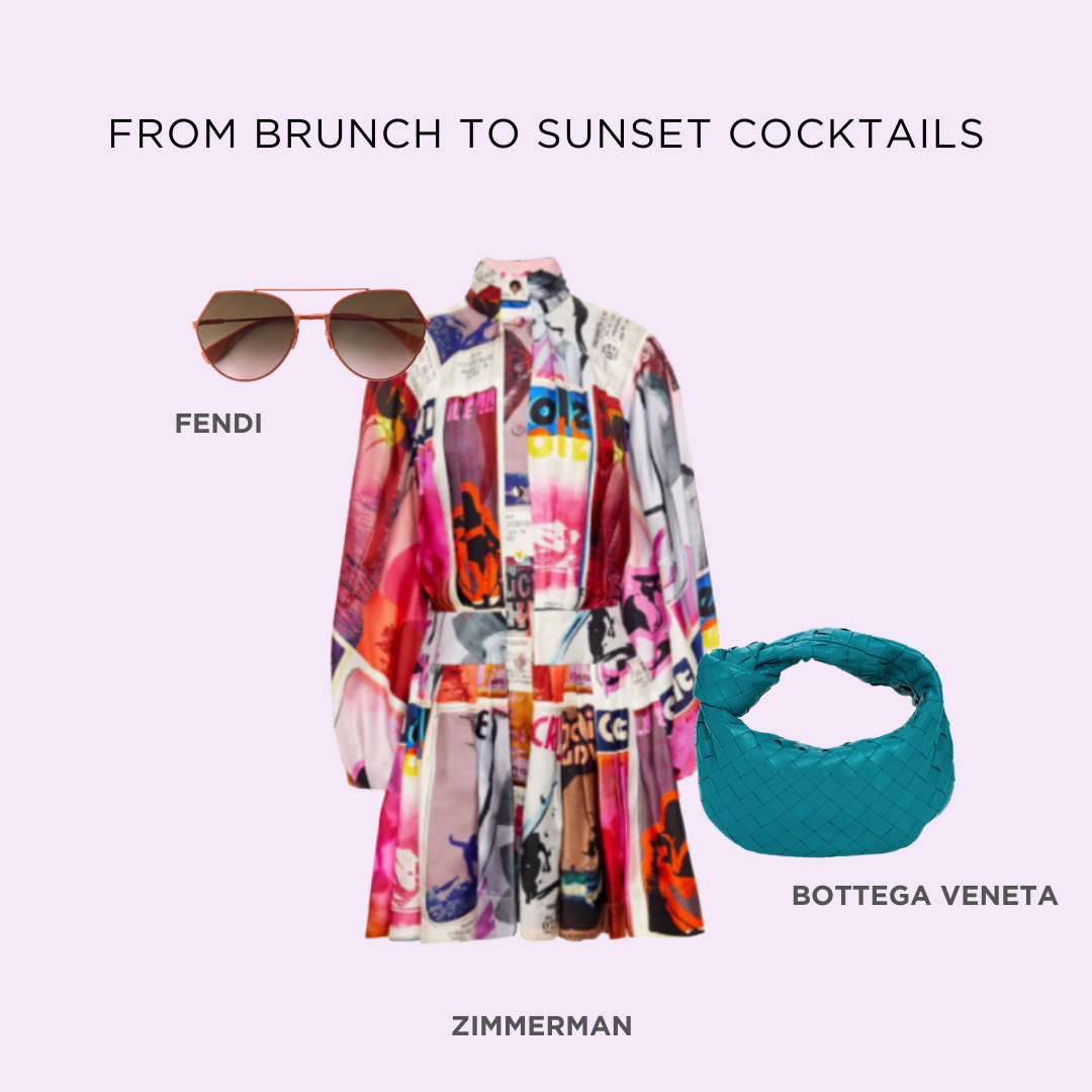 TOP STYLE TRENDS: Zimmerman Dress, Bottega Veneta Jodie Bag and Fendi Sunglasses