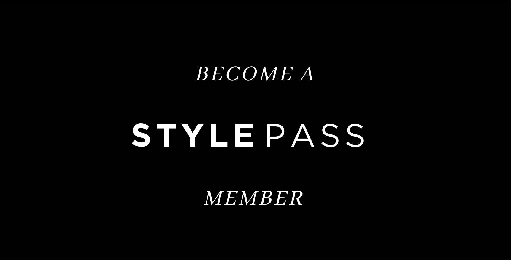 Sign up for StylePass