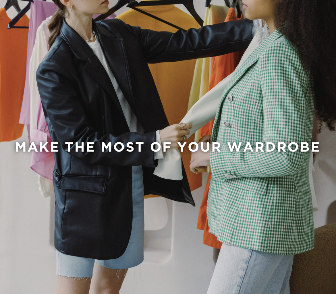 Wardrobe Detox - Looking to makeover your wardrobe? Leave it to our Stylists to sort, style and clear your closet.  We offer sustainable solutions to rent, sell or donate your unwanted pieces. Our Stylists will give you expert advice on your options, as well as styling tips on the pieces you're keeping. This is the quickest and most sustainable way to breathe new life into your current wardrobe. 