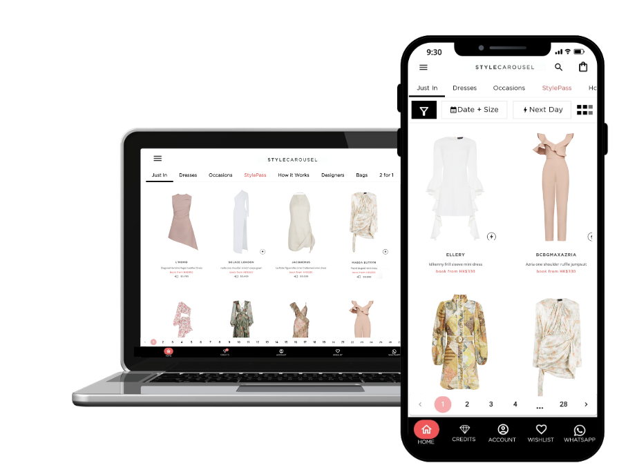 Style Carousel App View