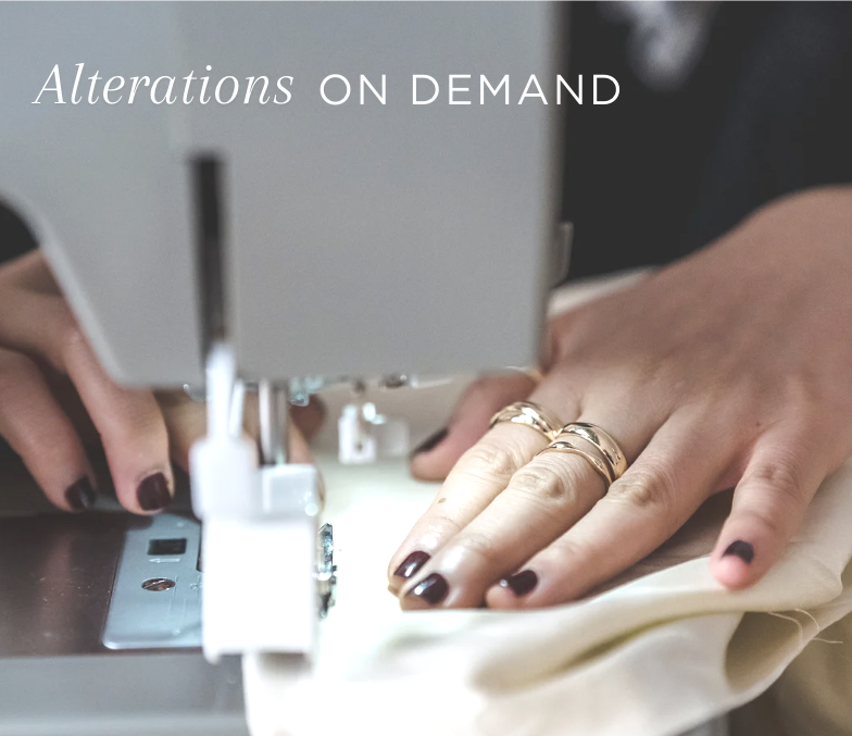 On Demand Alteration Service to your doorstep